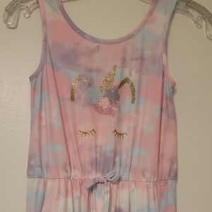 Unicorn Tie-Dye Dress